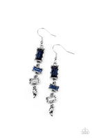 Paparazzi Modern Day Artifact Blue Earrings