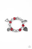 Paparazzi Fabulously Flirty Red Bracelet