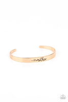 Paparazzi Sweetly Named Gold Bracelet