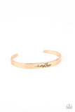 Paparazzi Sweetly Named Gold Bracelet