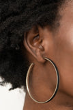 Paparazzi Fearless Flavor - Black Earrings