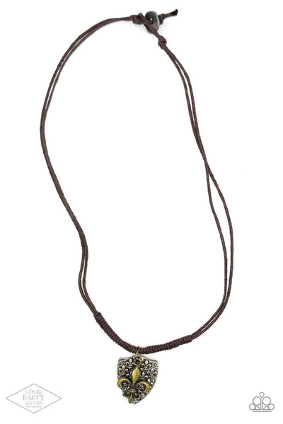 Paparazzi Shielded Simplicity Silver Necklace - Life Of The Party