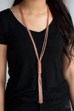 Paparazzi Boom Boom Knock You Out! Copper Necklace