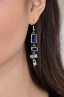 Paparazzi Modern Day Artifact Blue Earrings