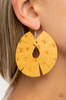 Paparazzi Palm Islands Yellow Earrings