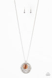 Paparazzi A Diamond A Day Orange Necklace