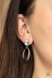 Paparazzi Prismatic Perfection White Earrings