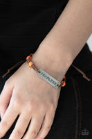 Paparazzi Roaming For Days &Conversation Piece Orange Bracelet