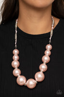 Paparazzi Pearly Prosperity Pink Necklace