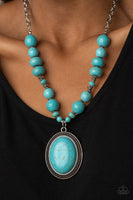 Paparazzi Home Sweet HOMESTEAD Blue Necklace