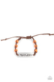 Paparazzi Conversation Piece Orange Bracelet