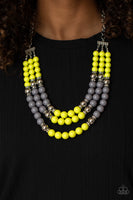 Paparazzi BEAD Your Own Drum Yellow Necklace