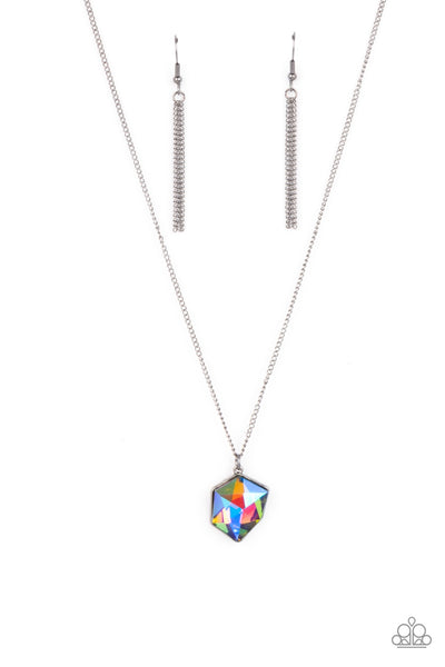 Paparazzi Stellar Serenity - Multi Oil Spill Necklace