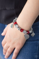 Paparazzi Fabulously Flirty Red Bracelet