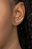 Paparazzi Climb On Gold Earrings