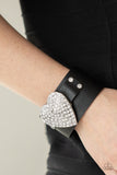 Paparazzi Flauntable Flirt - Black Bracelet