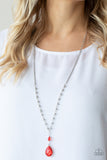 Paparazzi Titanic Splendor Red Necklace