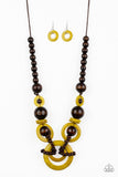 Paparazzi Boardwalk Party Yellow Necklace