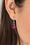 Paparazzi Prismatic Pebbles Pink Necklace