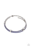 Paparazzi Let Freedom BLING Blue Bracelet