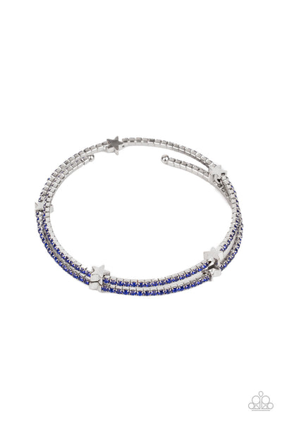 Paparazzi Let Freedom BLING Blue Bracelet