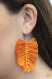 Paparazzi Knotted Native Orange Earrings