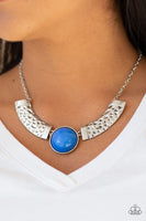 Paparazzi Egyptian Spell Blue Necklace