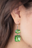 Paparazzi All ICE On Me Green Earrings