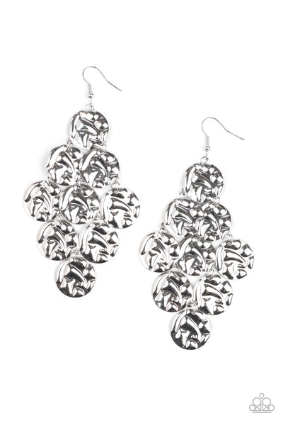 Paparazzi Metro Trend Silver Earrings