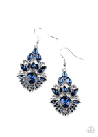 Paparazzi Ice Castle Couture Blue Earrings