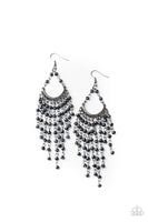 Paparazzi Metro Confetti Blue Earrings