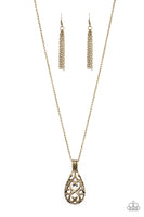 Paparazzi Magic Potions Brass Necklace