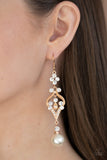 Paparazzi Elegantly Extravagant Gold Earrings