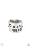 Paparazzi Dream Louder Silver Ring - July 2021 Fashion Fix