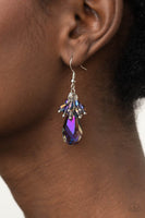 Paparazzi Well Versed in Sparkle -Purple Earrings