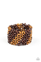 Paparazzi Island Expression Brown Bracelet