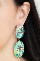 Paparazzi Flaky Fashion - Multi Earrings