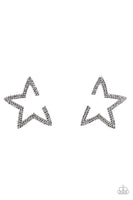 Paparazzi Star Player Silver Earrings