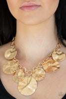 Paparazzi Barely Scratched The Surface Gold Necklace