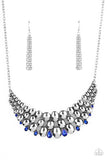 Paparazzi Powerhouse Party Blue Necklace