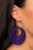 Paparazzi SEA Le Vie! - Purple-Earrings