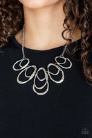 Paparazzi Terra Storm Silver Necklace