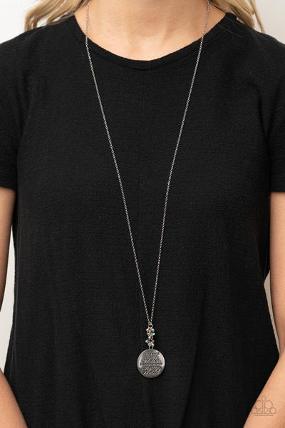 Paparazzi Maternal Blessings Blue Necklace