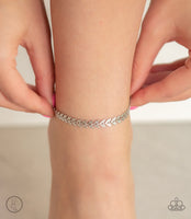 Paparazzi West Coast Goddess Anklet - Silver - ChiTown Chick Bling Boutique 