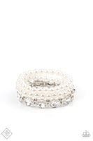 Paparazzi Flawlessly Flattering White Fashion Fix Bracelet