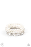 Paparazzi Flawlessly Flattering White Fashion Fix Bracelet