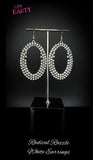 Paparazzi Radical Razzle White Earrings - Life Of The Party