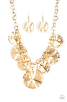 Paparazzi Barely Scratched The Surface Gold Necklace