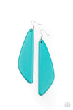 Paparazzi Scuba Dream Blue Earrings