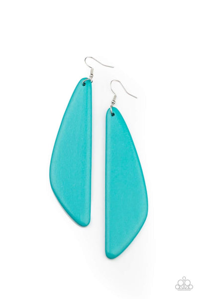 Paparazzi Scuba Dream Blue Earrings